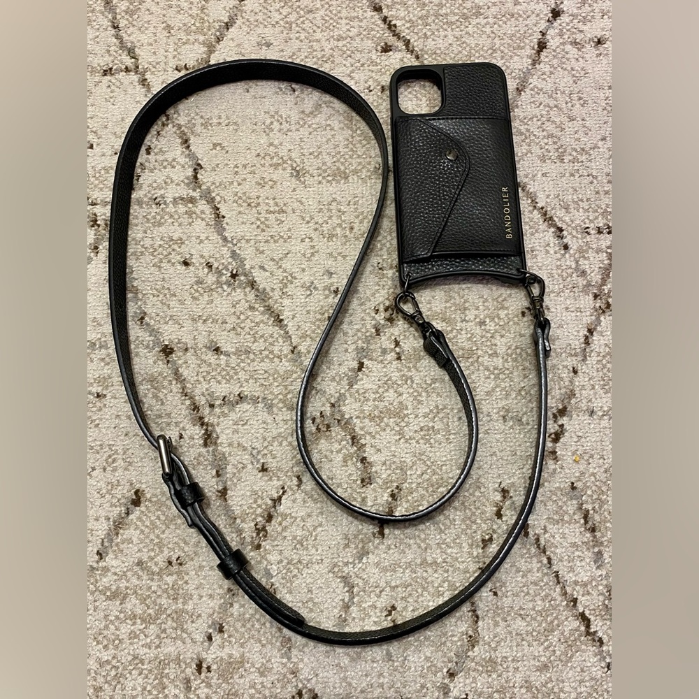 Bandolier, crossbody iPhone 11 wallet with strap